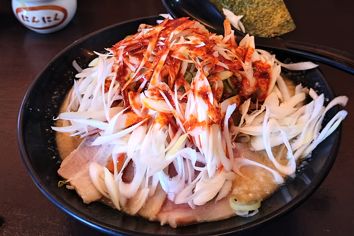 茂原のラーメン屋麺屋祐＿味噌ラーメン辛ネギトッピング